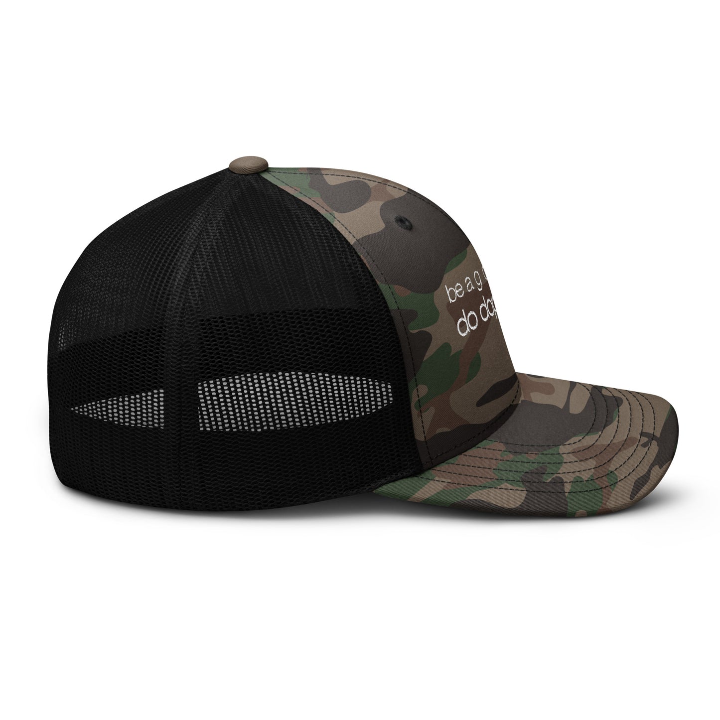 Good Person Camo Trucker